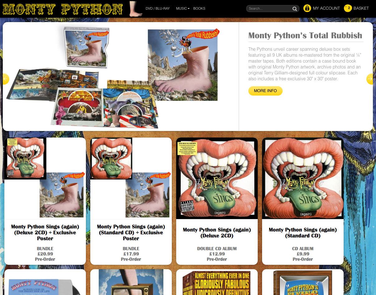 Monty Python online Monty Python online